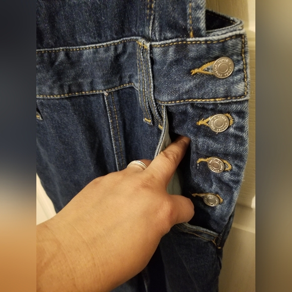 Other & Stories Denim Overalls Color Blue Size 0 - Picture 8 of 16